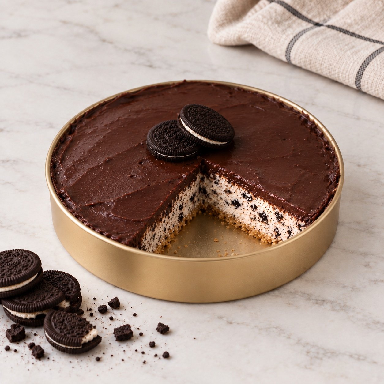Pareve Oreo Cake - עוגת אוריאו פרווה